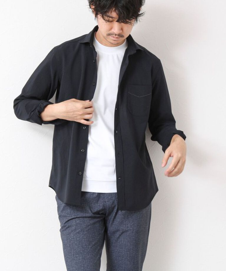NOLLEY'S goodman「EVALET《防しわ/ストレッチ》カッタウェイシャツ 25SS」|シャツ・ブラウス|