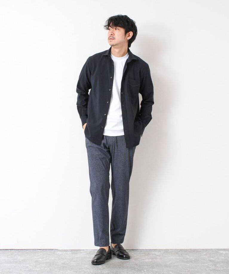 NOLLEY'S goodman「EVALET《防しわ/ストレッチ》カッタウェイシャツ 25SS」|シャツ・ブラウス|