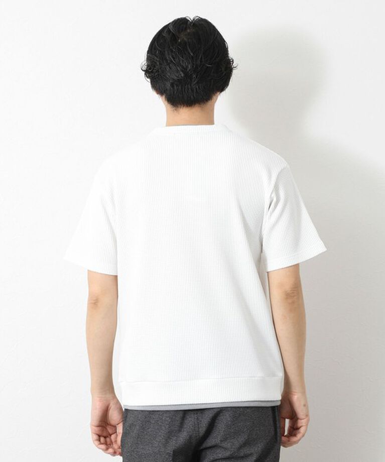 NOLLEY'S goodman「【IRM】《吸水速乾/UVカット》ワッフルフェイクレイヤードTee 25SS」|Tシャツ・カットソー|
