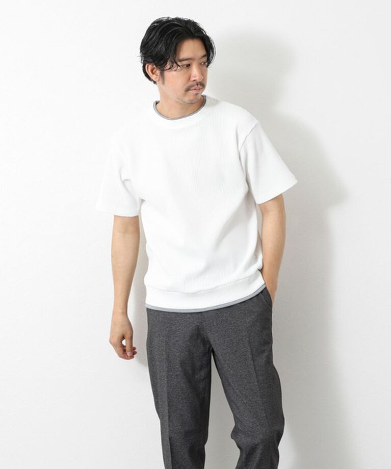 NOLLEY'S goodman「【IRM】《吸水速乾/UVカット》ワッフルフェイクレイヤードTee 25SS」|Tシャツ・カットソー|