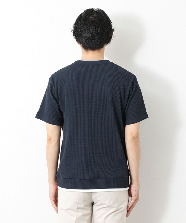 NOLLEY'S goodman「【IRM】《吸水速乾/UVカット》ワッフルフェイクレイヤードTee 25SS」|Tシャツ・カットソー|