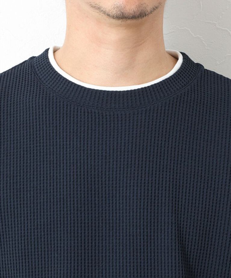 NOLLEY'S goodman「【IRM】《吸水速乾/UVカット》ワッフルフェイクレイヤードTee 25SS」|Tシャツ・カットソー|