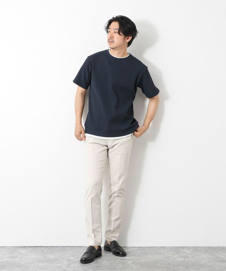 NOLLEY'S goodman「【IRM】《吸水速乾/UVカット》ワッフルフェイクレイヤードTee 25SS」|Tシャツ・カットソー|