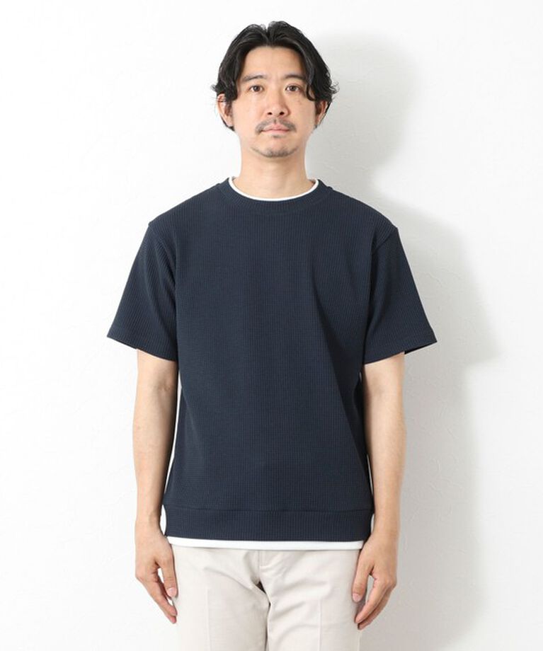 NOLLEY'S goodman「【IRM】《吸水速乾/UVカット》ワッフルフェイクレイヤードTee 25SS」|Tシャツ・カットソー|