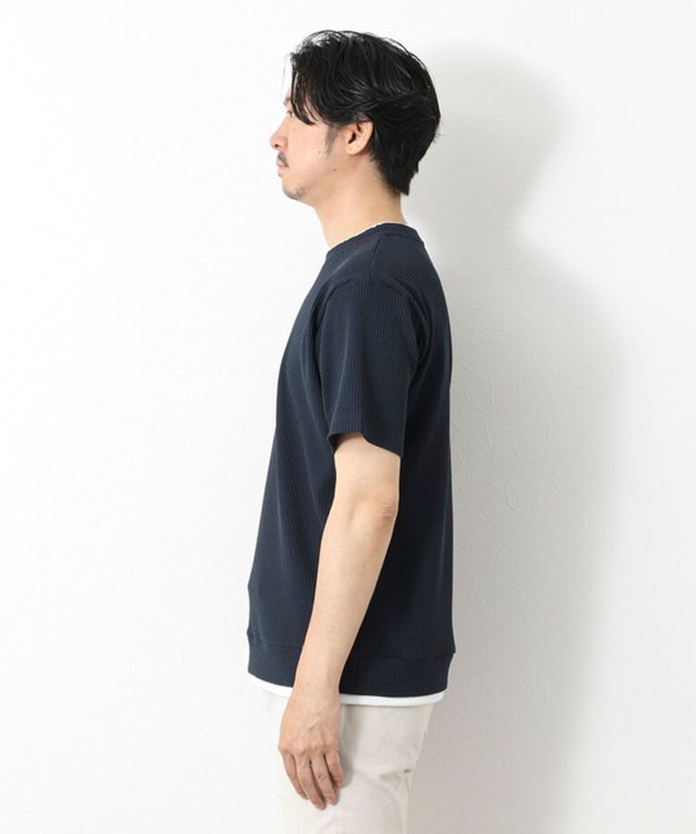 NOLLEY'S goodman「【IRM】《吸水速乾/UVカット》ワッフルフェイクレイヤードTee 25SS」|Tシャツ・カットソー|