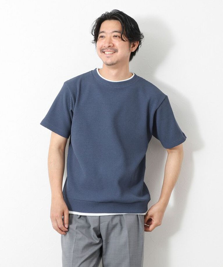 NOLLEY'S goodman「【IRM】《吸水速乾/UVカット》ワッフルフェイクレイヤードTee 25SS」|Tシャツ・カットソー|