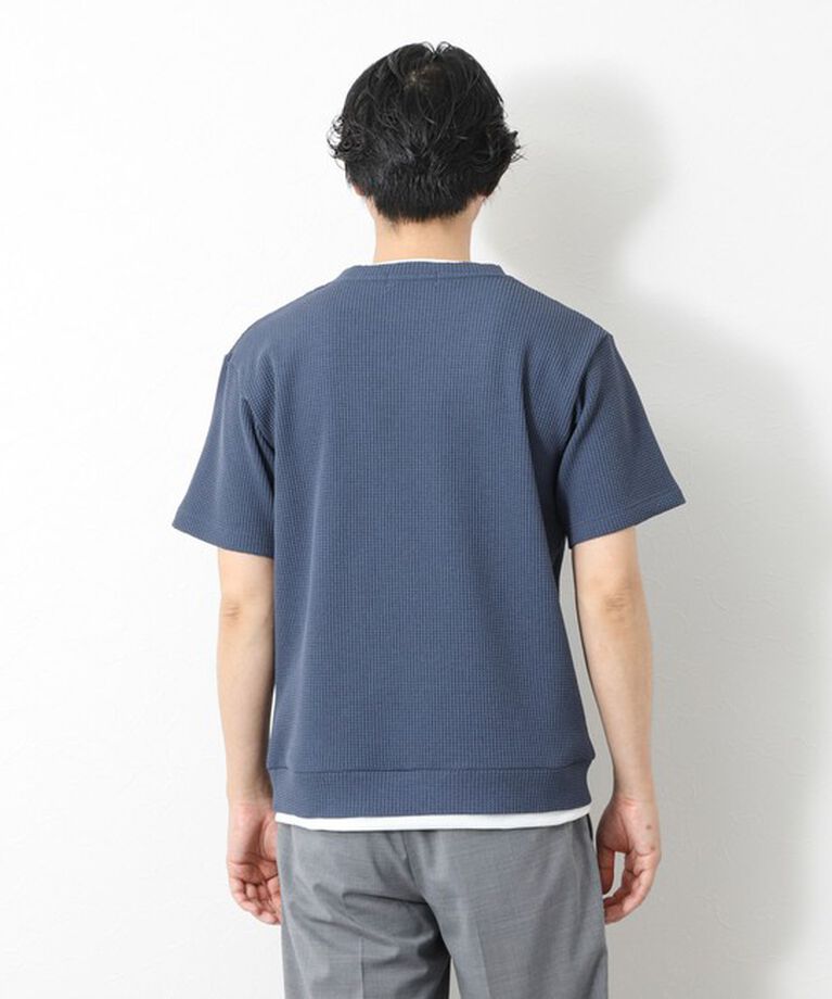 NOLLEY'S goodman「【IRM】《吸水速乾/UVカット》ワッフルフェイクレイヤードTee 25SS」|Tシャツ・カットソー|