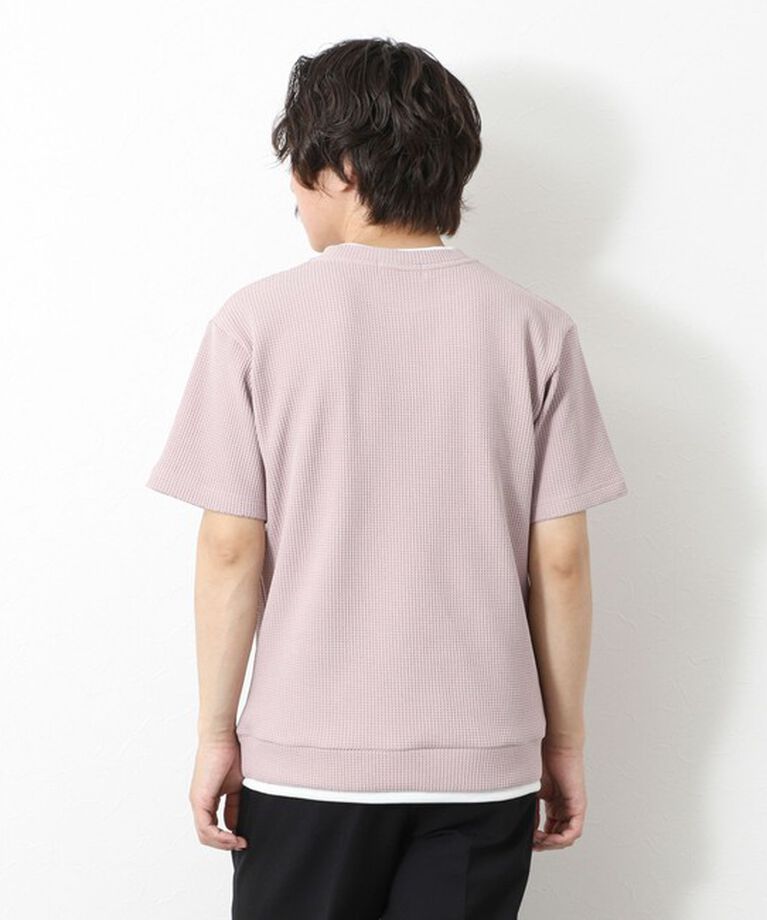 NOLLEY'S goodman「【IRM】《吸水速乾/UVカット》ワッフルフェイクレイヤードTee 25SS」|Tシャツ・カットソー|