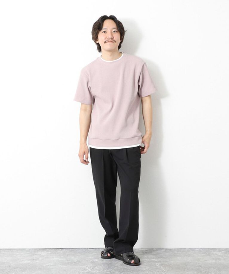 NOLLEY'S goodman「【IRM】《吸水速乾/UVカット》ワッフルフェイクレイヤードTee 25SS」|Tシャツ・カットソー|