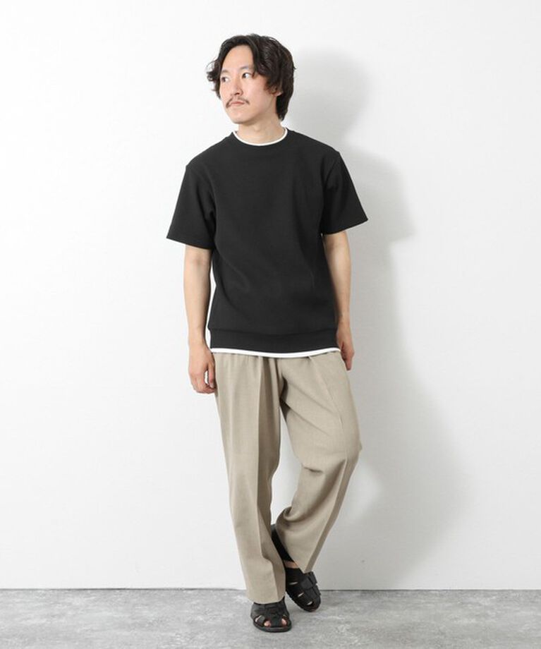 NOLLEY'S goodman「【IRM】《吸水速乾/UVカット》ワッフルフェイクレイヤードTee 25SS」|Tシャツ・カットソー|