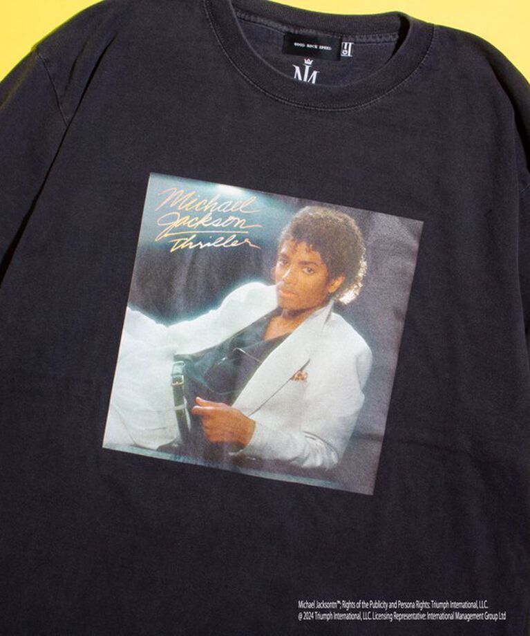 GLOSTER「【新柄追加】【GOOD ROCK SPEED】MICHAEL JACKSON TEE フォトTシャツ」|Tシャツ・カットソー|