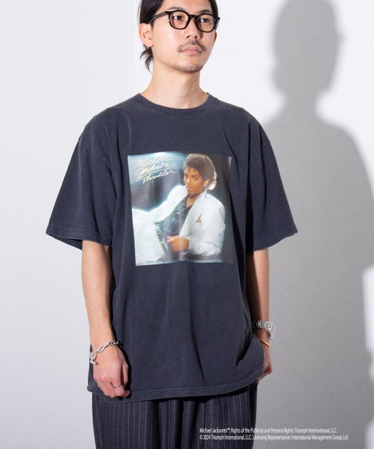GLOSTER「【新柄追加】【GOOD ROCK SPEED】MICHAEL JACKSON TEE フォトTシャツ」|Tシャツ・カットソー|