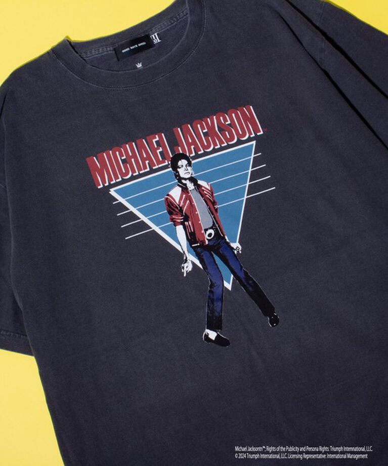 GLOSTER「【新柄追加】【GOOD ROCK SPEED】MICHAEL JACKSON TEE フォトTシャツ」|Tシャツ・カットソー|