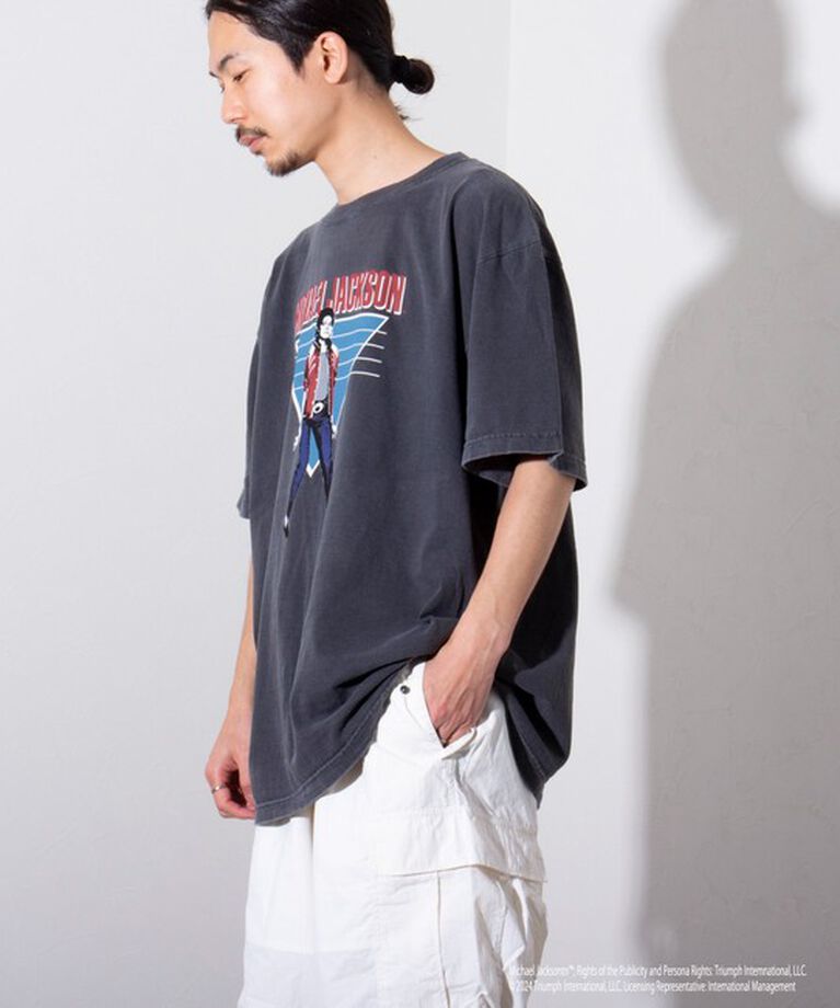 GLOSTER「【新柄追加】【GOOD ROCK SPEED】MICHAEL JACKSON TEE フォトTシャツ」|Tシャツ・カットソー|