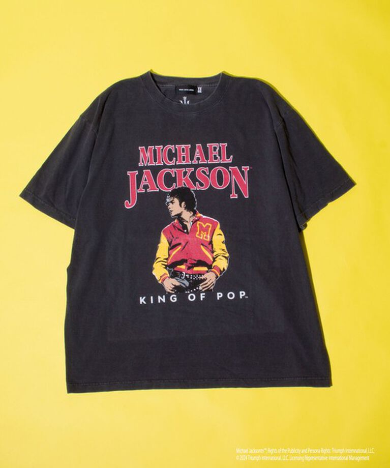 GLOSTER「【新柄追加】【GOOD ROCK SPEED】MICHAEL JACKSON TEE フォトTシャツ」|Tシャツ・カットソー|ブラック系その他5