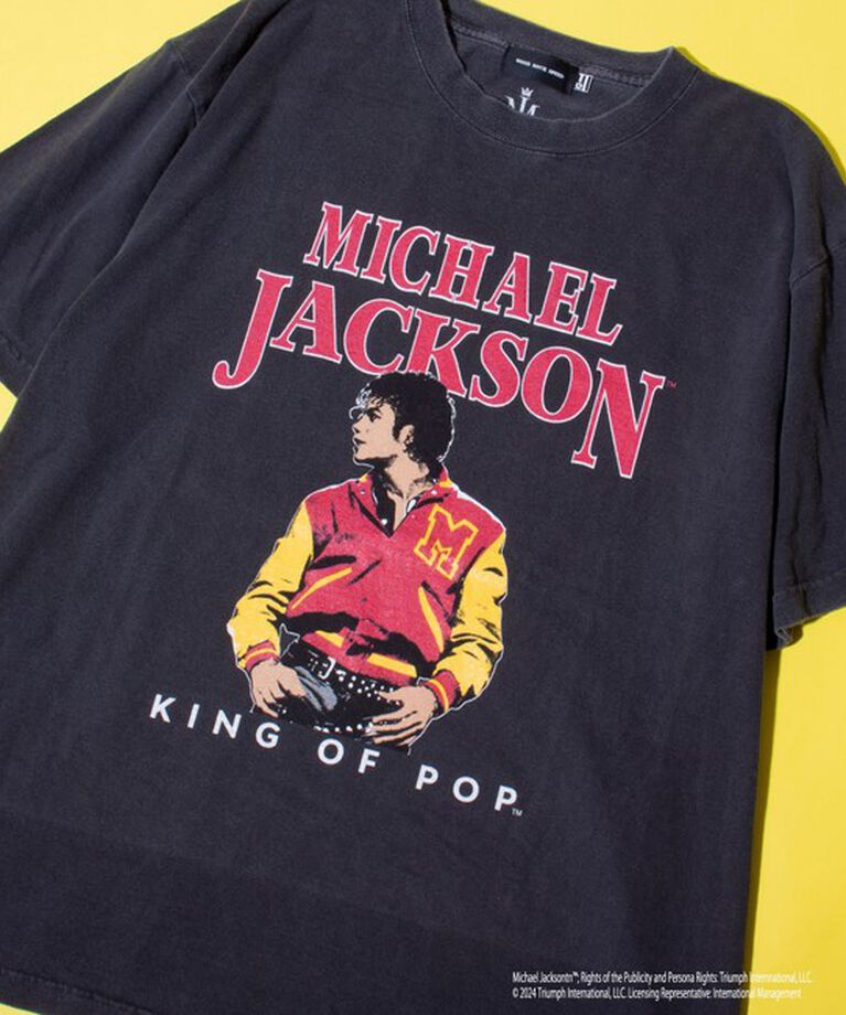GLOSTER「【新柄追加】【GOOD ROCK SPEED】MICHAEL JACKSON TEE フォトTシャツ」|Tシャツ・カットソー|