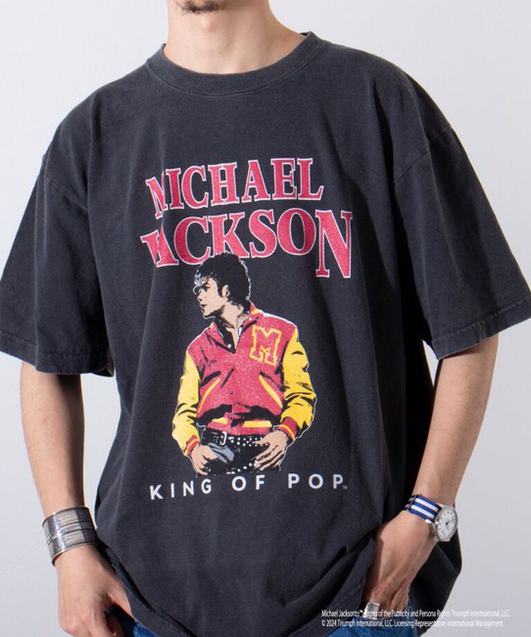 GLOSTER「【新柄追加】【GOOD ROCK SPEED】MICHAEL JACKSON TEE フォトTシャツ」|Tシャツ・カットソー|