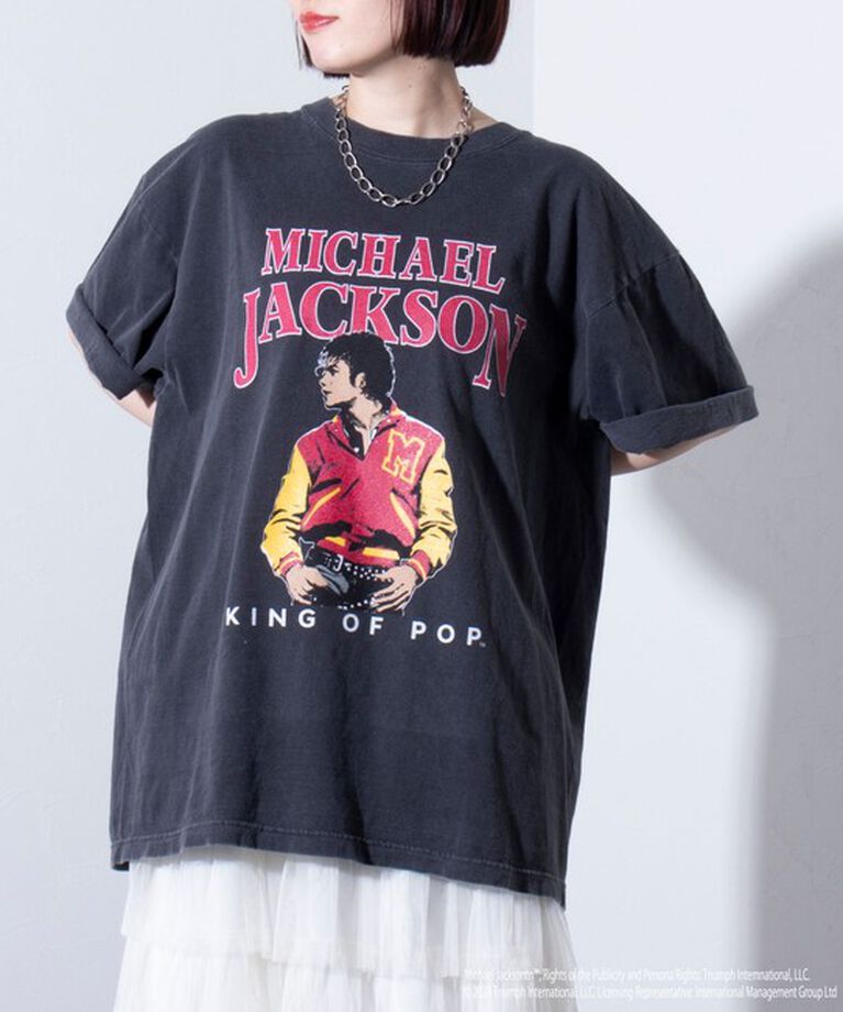 GLOSTER「【新柄追加】【GOOD ROCK SPEED】MICHAEL JACKSON TEE フォトTシャツ」|Tシャツ・カットソー|