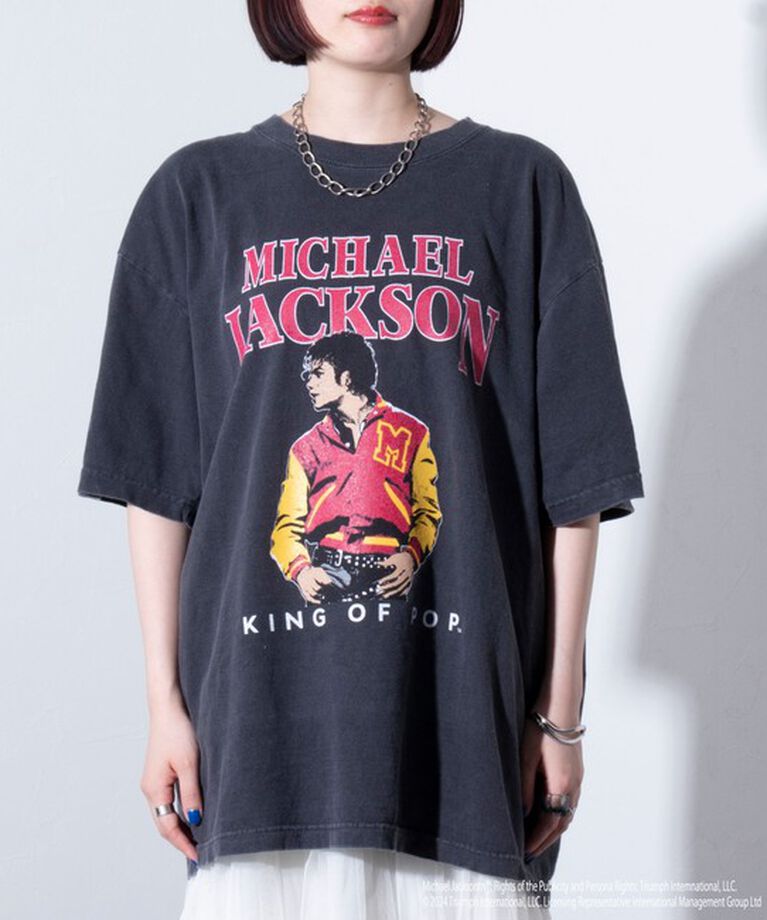 GLOSTER「【新柄追加】【GOOD ROCK SPEED】MICHAEL JACKSON TEE フォトTシャツ」|Tシャツ・カットソー|