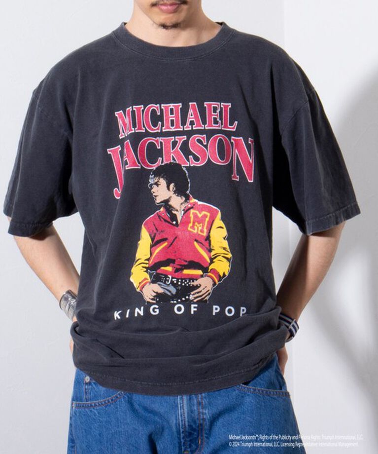 GLOSTER「【新柄追加】【GOOD ROCK SPEED】MICHAEL JACKSON TEE フォトTシャツ」|Tシャツ・カットソー|