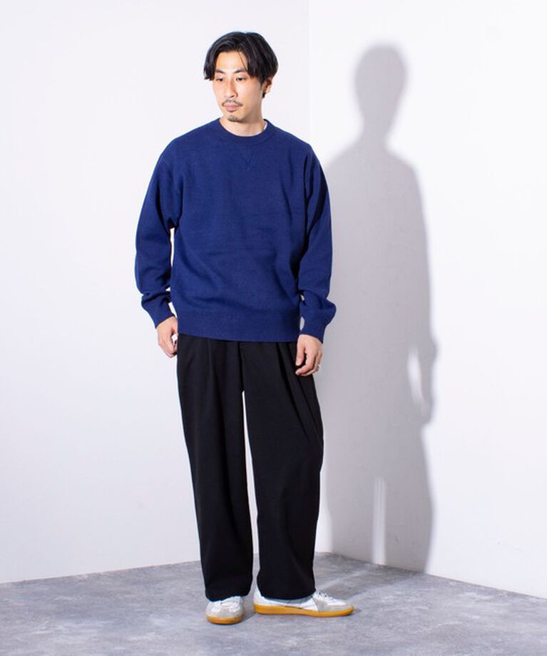 GLOSTER「【CONVERSE JACK PURCELL/コンバースジャックパーセル】ジャガード ロゴニット」|ニット・セーター|