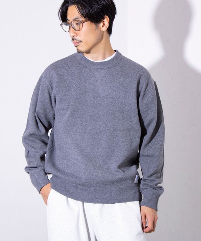 GLOSTER「【CONVERSE JACK PURCELL/コンバースジャックパーセル】ジャガード ロゴニット」|ニット・セーター|