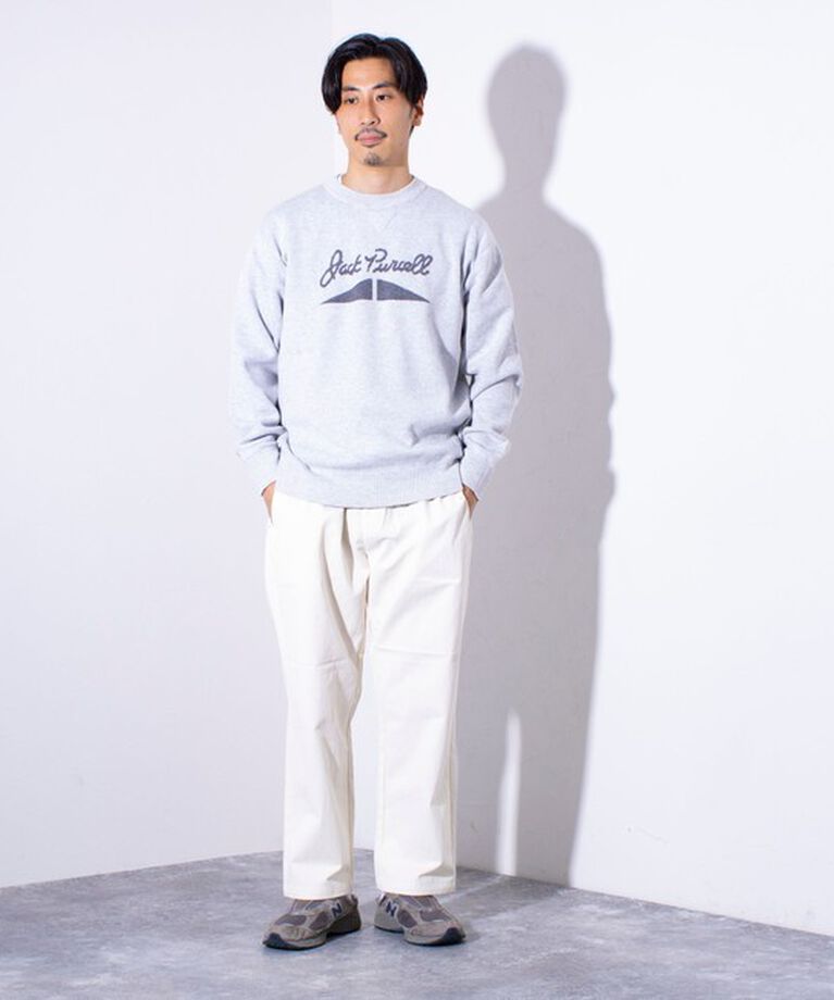 GLOSTER「【CONVERSE JACK PURCELL/コンバースジャックパーセル】ジャガード ロゴニット」|ニット・セーター|