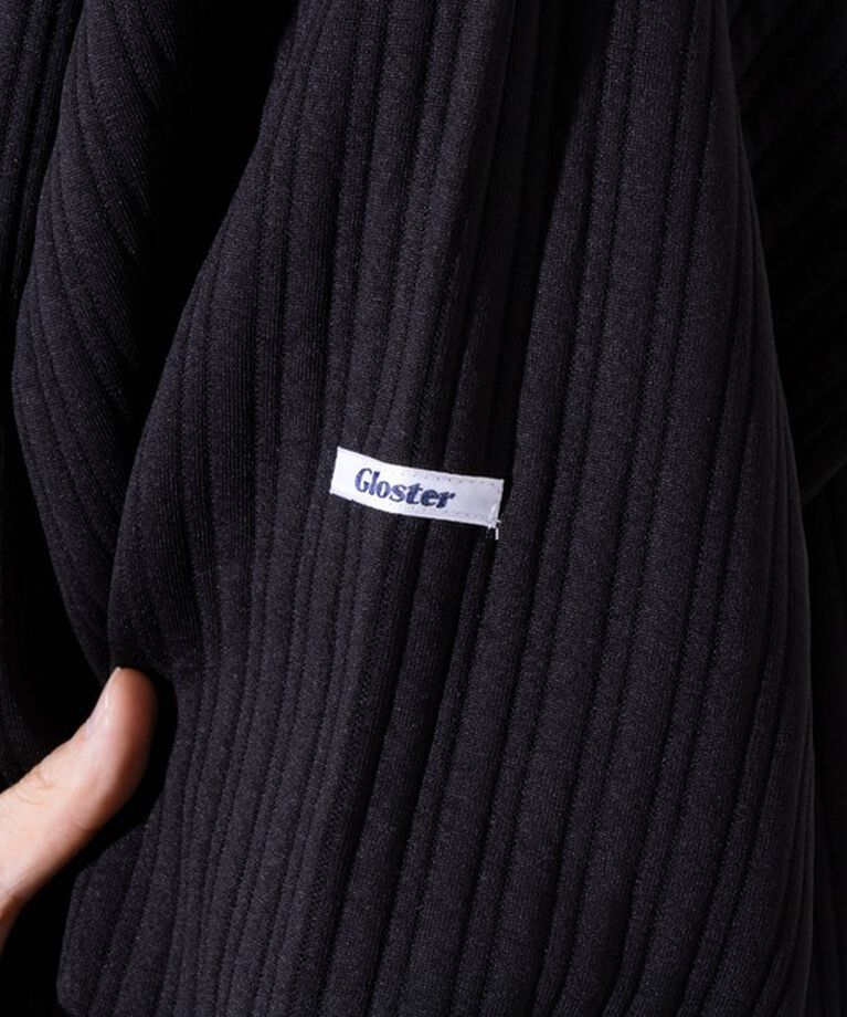 GLOSTER「【GLOSTER/グロスター】 ストライプ キルティング スウェット プルオーバー」|スウェット・ジャージ|