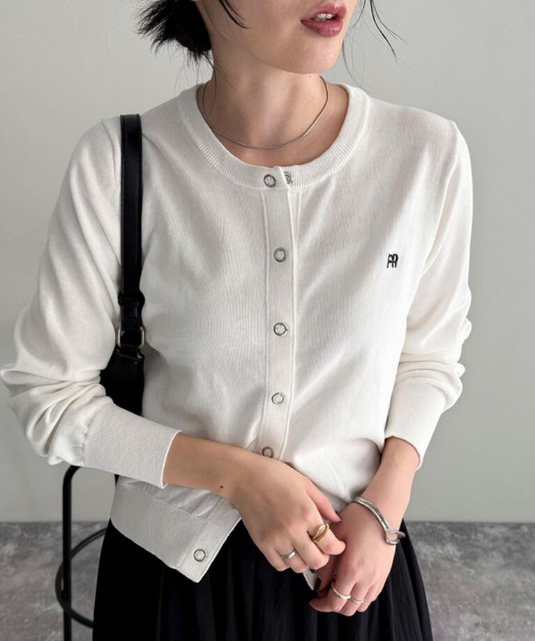 fredy emue「ベーシックFR刺繍カーディガン」|カーディガン|