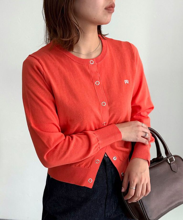 fredy emue「ベーシックFR刺繍カーディガン」|カーディガン|