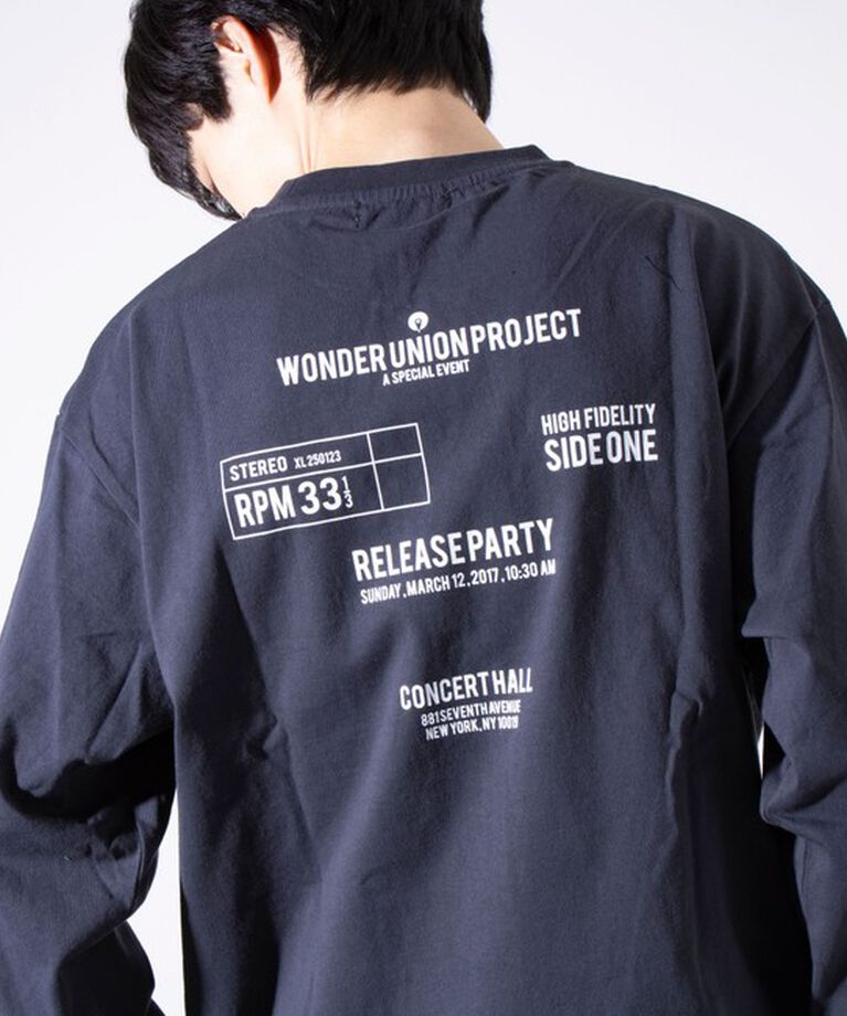 GLOSTER「【Wonder Union Project】ASSORT ロングスリーブTシャツ ロンT」|Tシャツ・カットソー|チャコールグレー