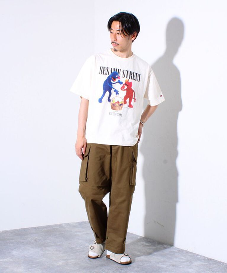 GLOSTER「【SESAME STREET×FOTL】Photo T-Shirt A クルーネックプリントTシャツ」|Tシャツ・カットソー|