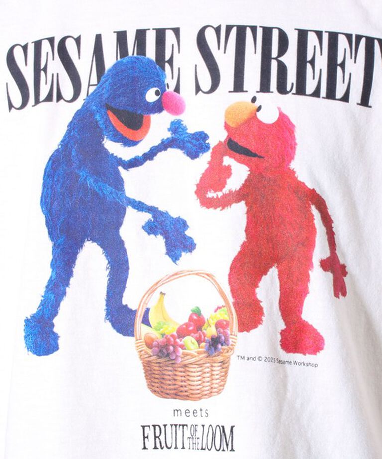 GLOSTER「【SESAME STREET×FOTL】Photo T-Shirt A クルーネックプリントTシャツ」|Tシャツ・カットソー|
