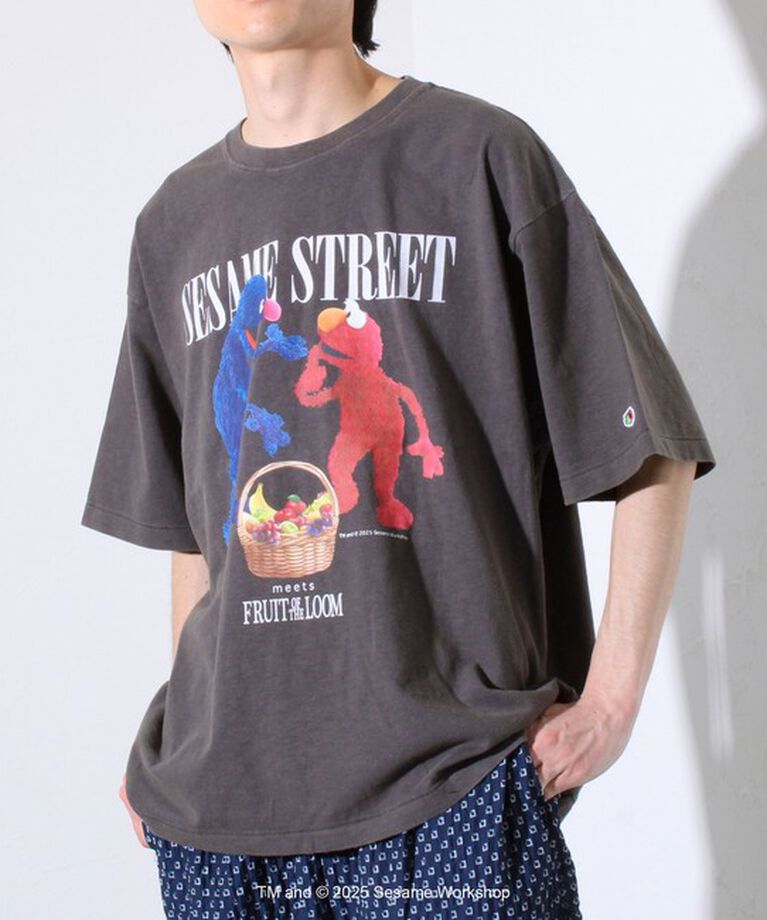 GLOSTER「【SESAME STREET×FOTL】Photo T-Shirt A クルーネックプリントTシャツ」|Tシャツ・カットソー|