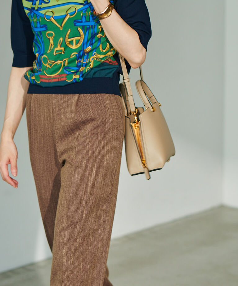 E'POR「【新色追加】【E'POR】 Y BAG Mini【雑誌掲載】」|ハンドバッグ|ベージュ(27)