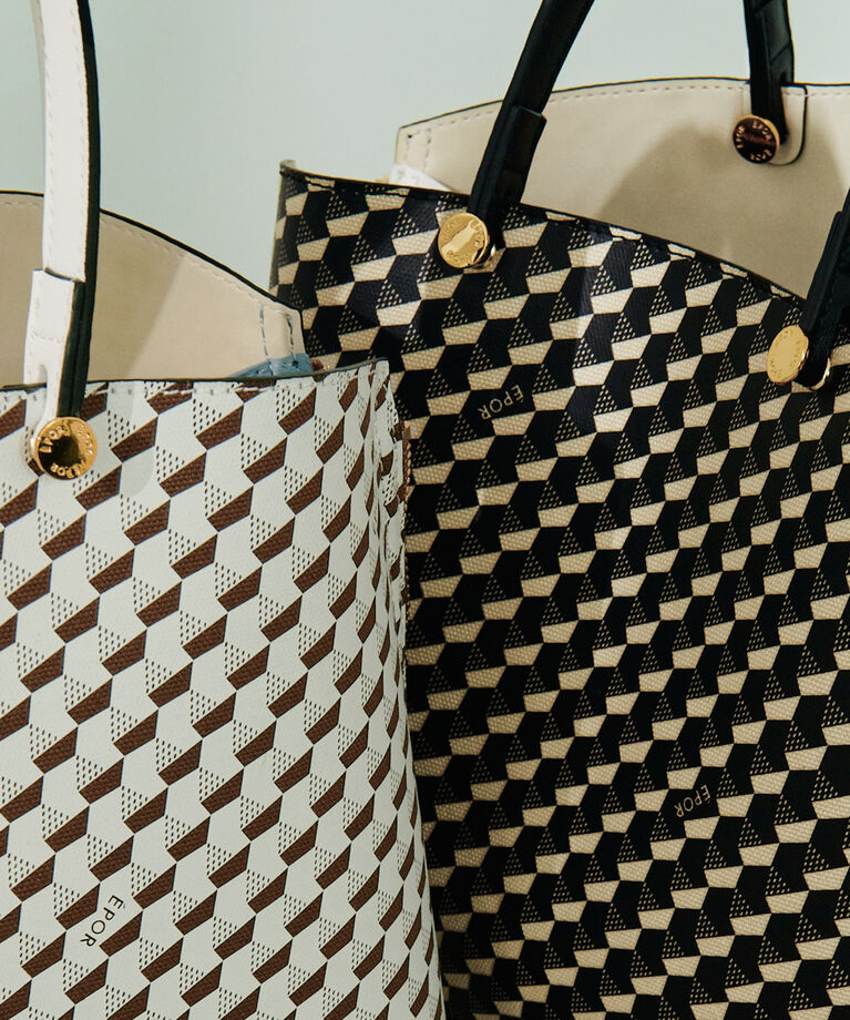E'POR「【E'POR】 Y BAG MONOGRAM （YACHT PATTERN）Mini」|ショルダー・メッセンジャー|