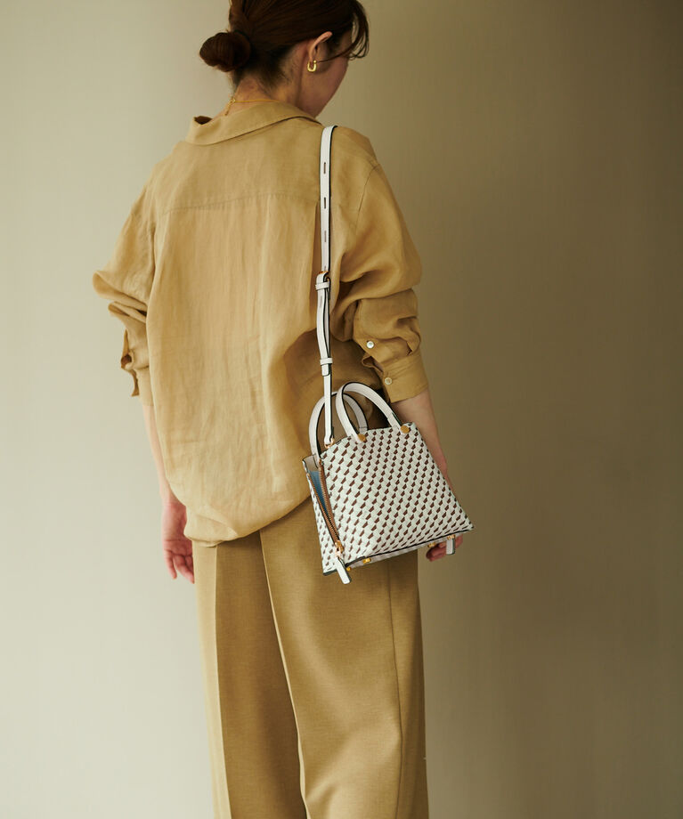 E'POR「【E'POR】 Y BAG MONOGRAM （YACHT PATTERN）Mini」|ショルダー・メッセンジャー|