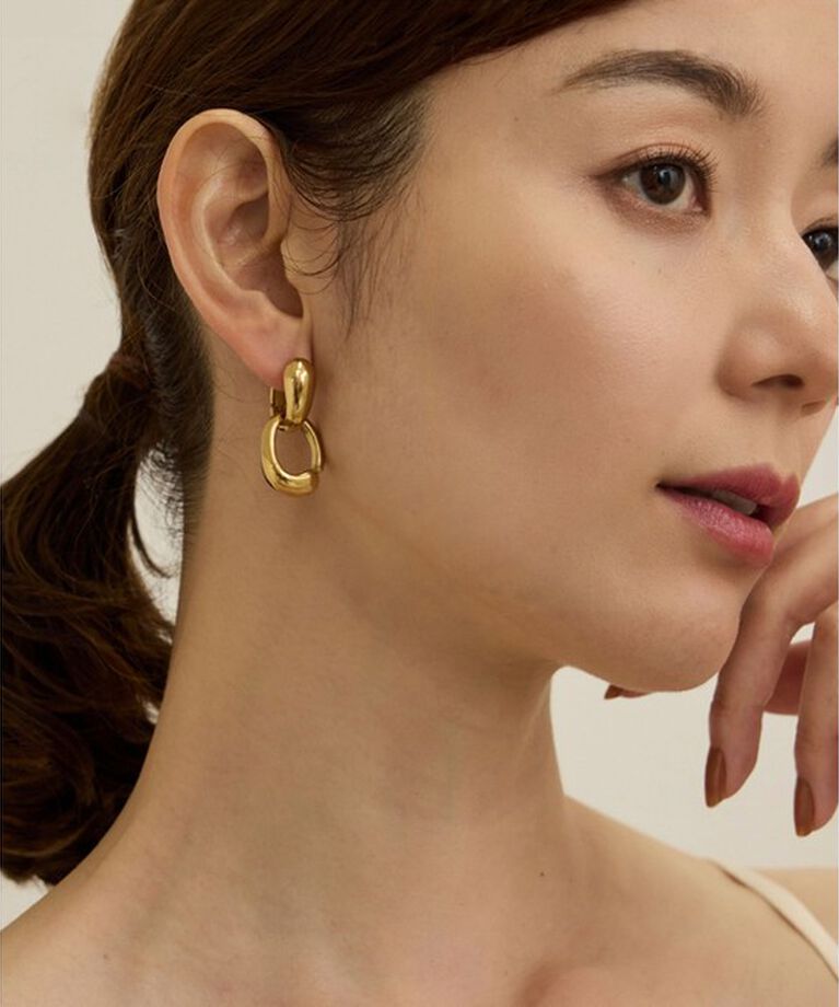ROPE'「2WAYムアリングモチーフピアス」|ピアス|ゴールド