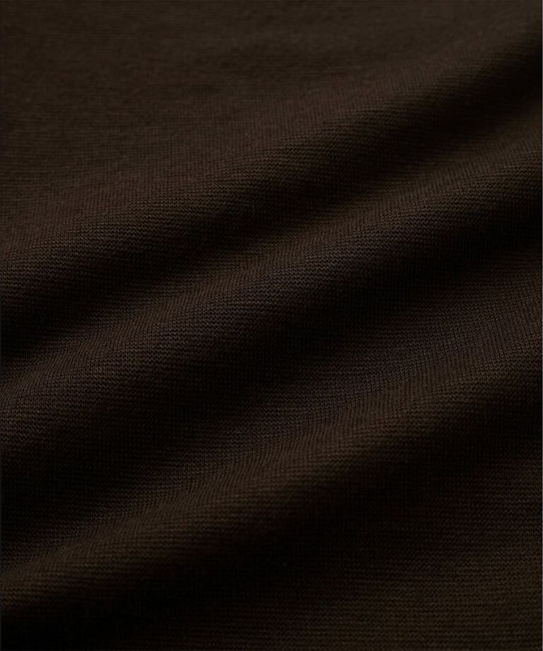 VIS「【洗える】ドレープオフショルダーロングTシャツ」|Tシャツ・カットソー|