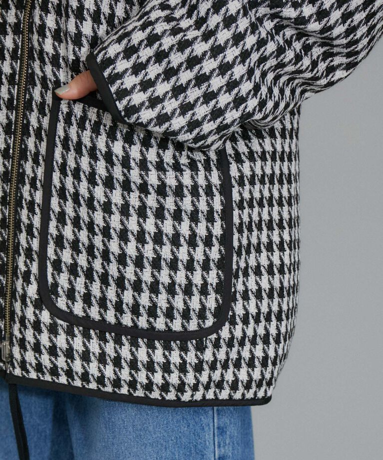 ADAM ET ROPE'「【WEB限定】リバーシブルツイードブルゾン」|ブルゾン・スタジャン|