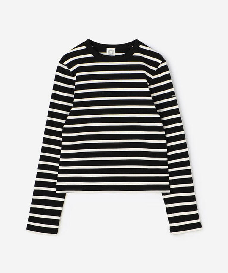 ORCIVAL「ORCIVAL | 〈別注〉クルーネック長袖カットソー WOMEN」|Tシャツ・カットソー|BLACK系1
