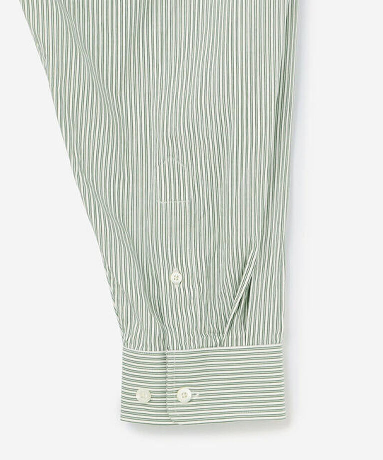 GYMPHLEX「Gymphlex | コットン ボタンダウン 長袖ワイドシャツ STRIPE MEN」|シャツ・ブラウス|