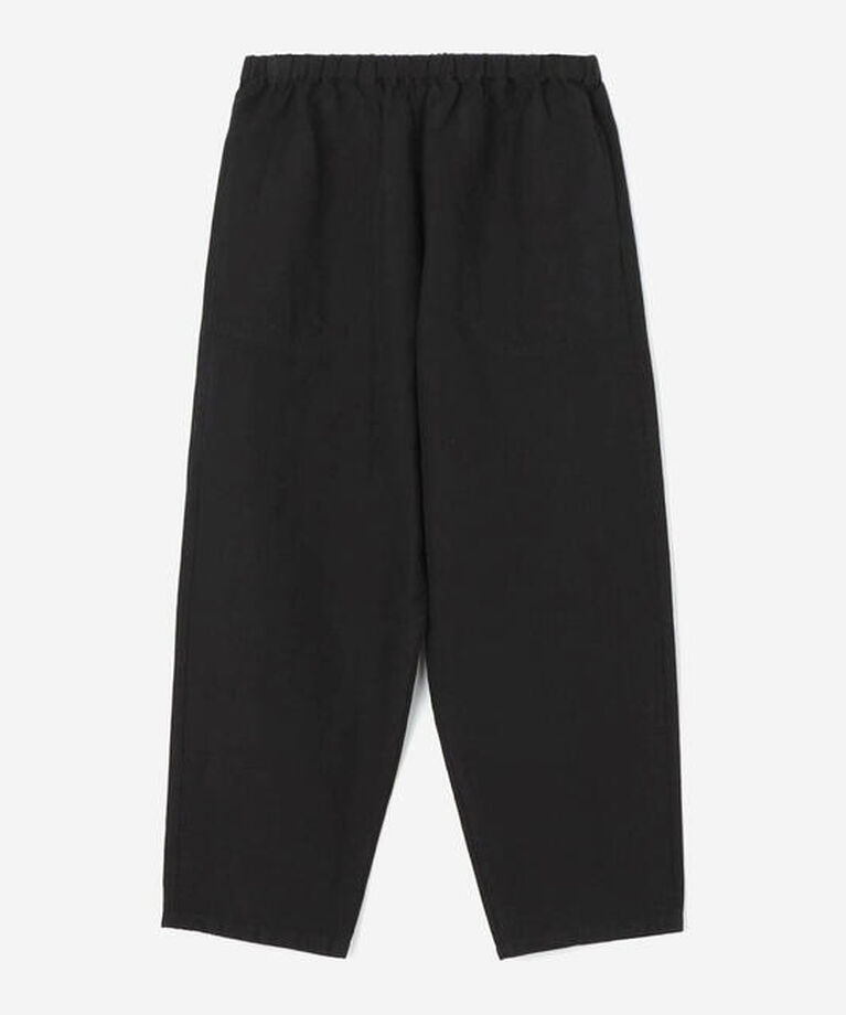 DANTON「DANTON | コットンリネン イージーパンツ WOMEN」|チノ|BLACK