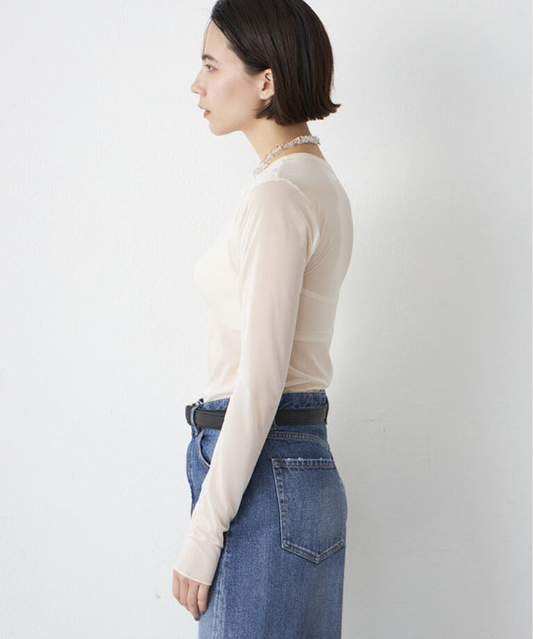  「【NICENICE MOMENT】MESH LS SHELL」|インナー|
