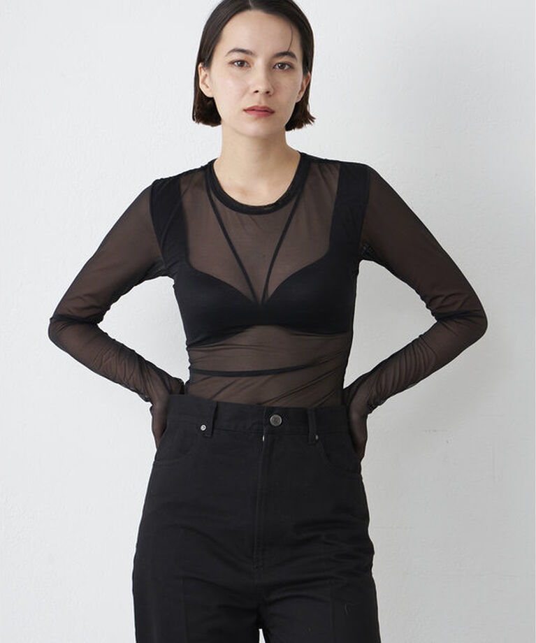  「【NICENICE MOMENT】MESH LS SHELL」|インナー|