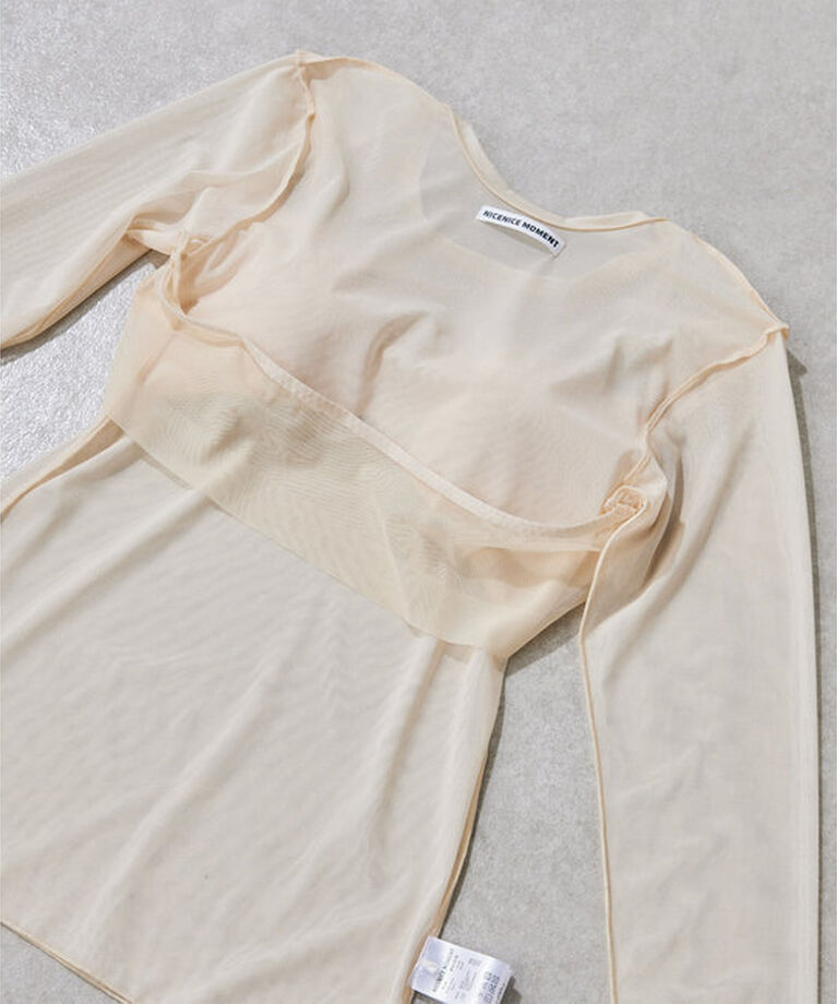  「【NICENICE MOMENT】MESH LS SHELL」|インナー|