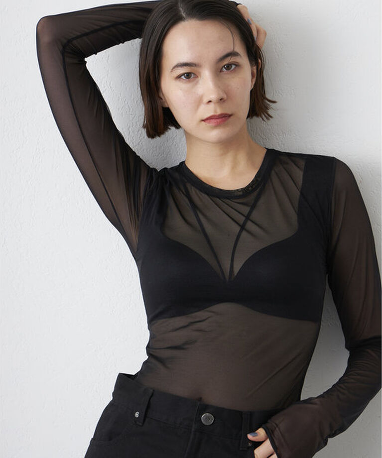  「【NICENICE MOMENT】MESH LS SHELL」|インナー|