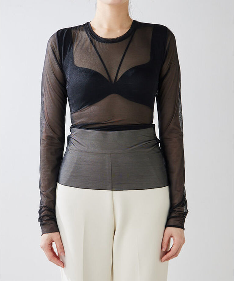  「【NICENICE MOMENT】MESH LS SHELL」|インナー|