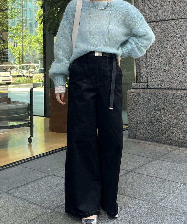  「【WEB限定】コーデュロイワイドパンツ」|チノ|