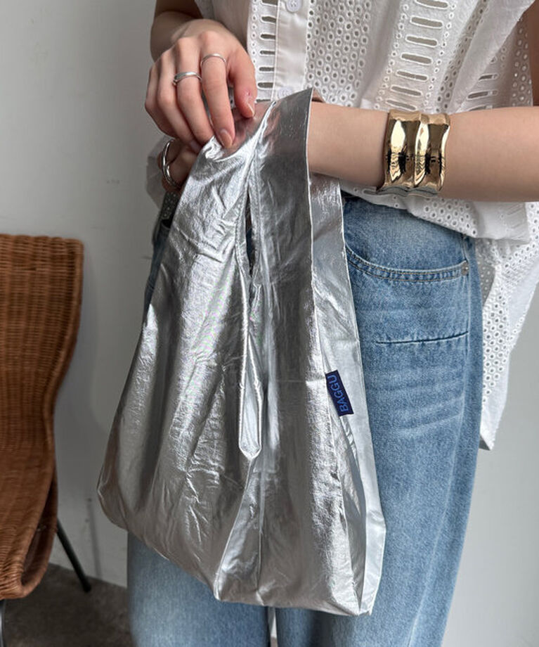  「【BAGGU/バグゥ】25SS BABY BAGGU メタリック」|トートバッグ|